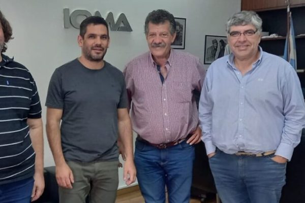 Bragado. El intendente se reunió con el titular de IOMA