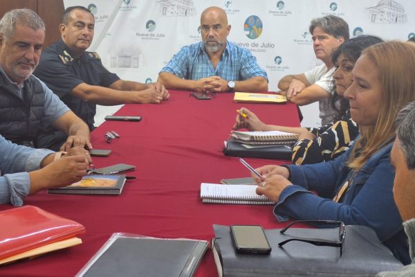 9 de julio. Reunión con delegados municipales