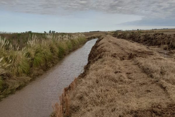 9 de julio. Se desarrollaron importante obras hídricas en la zona de C.M. Naón