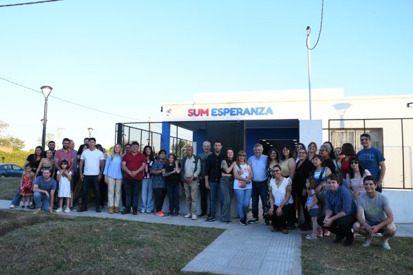 Chivilcoy. El intendente Guillermo Britos inauguró el SUM Esperanza