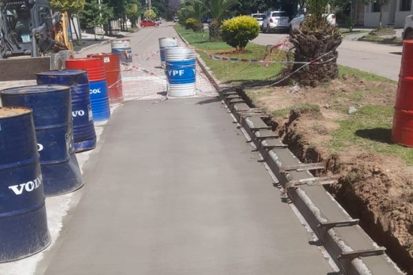 9 de julio. Trabajos de bacheos