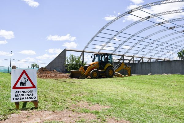 Bragado. Comenzaron los trabajos de la cuarta etapa del Polideportivo
