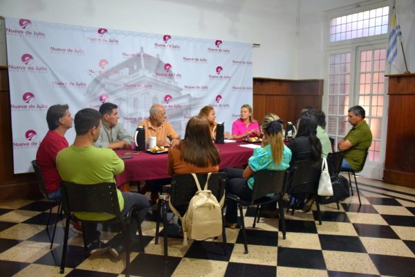9 de julio. Gentile se reunió con delegados municipales